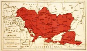 1918 Ukraine Map