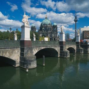 Palace Bridge Berliner Dom and TV Tower