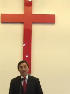 Pastor Kai Xing. Hungarian Chinese Christian Church. September 2015