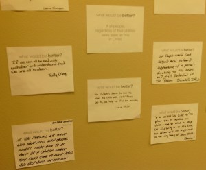 What would be better? Global Access Conference, California, February 2015