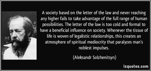 as - letter of the law