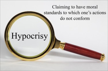hypocrisy