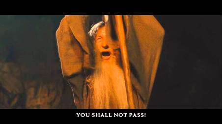 you shall not pass