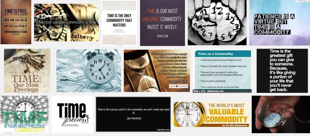 Time as a commodity